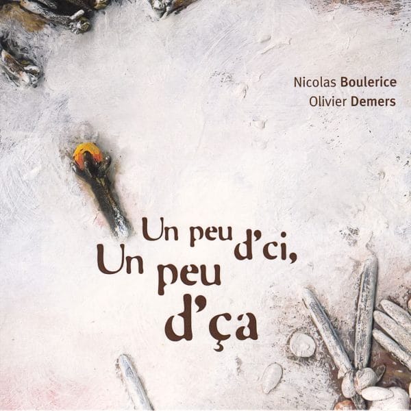 The cover of the book Nicolas Boulerice & Olivier Demers - Un peu d'ci, un peu d'ça features a glimpse into the parallel world of traditional Québécois music.